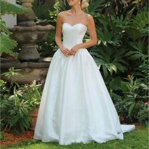 Augusta Jones Silk Classic A-line Sweetheart Wedding Gown